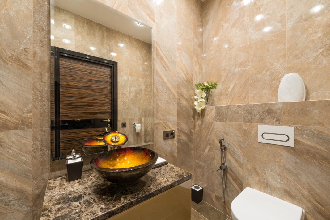 Doğal Taş ve Seramik ile Banyo Tasarımı Doğal Taş ve Seramik ile Banyo Tasarımı